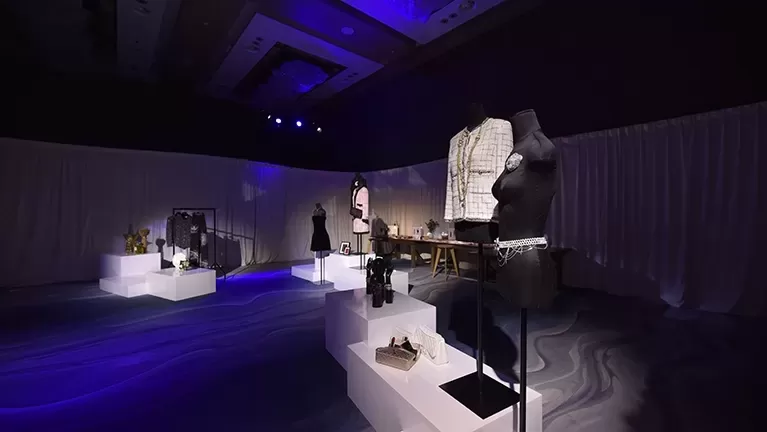 Room full of Chanel items