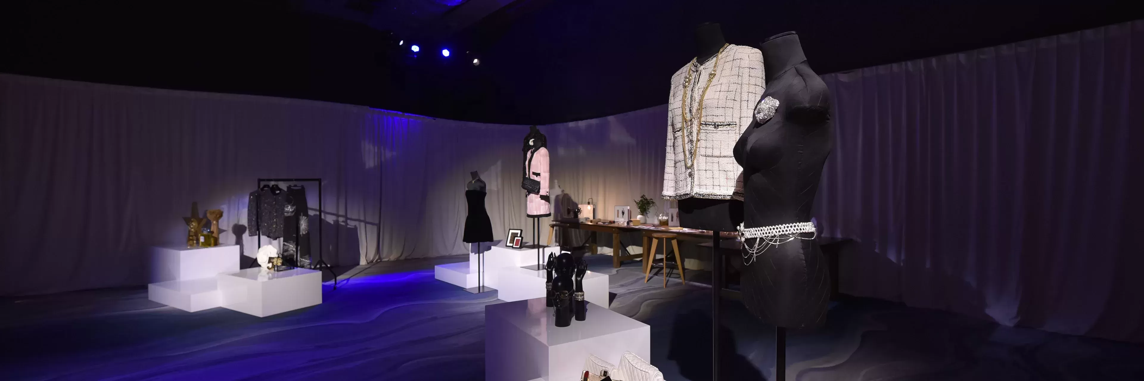 Room full of Chanel items